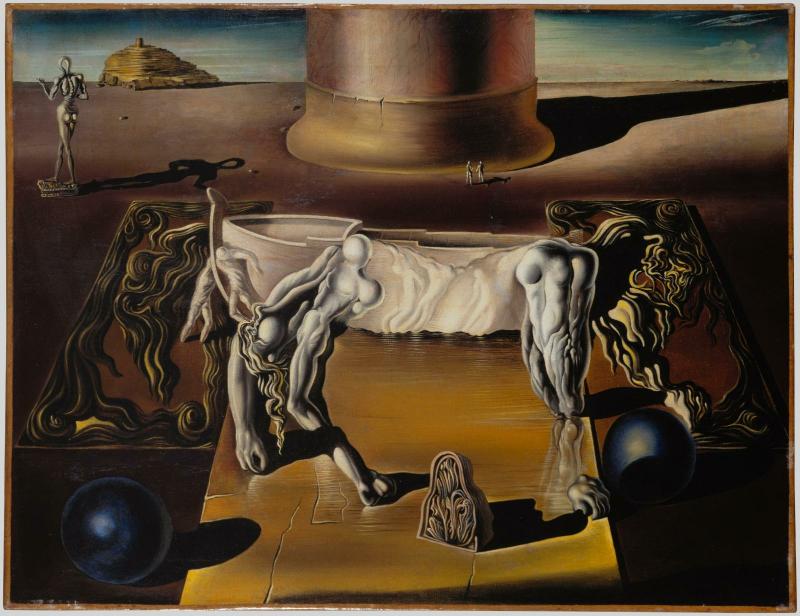 Salvador Dalí, Dormeuse, cheval, lion invisibles [1930] 