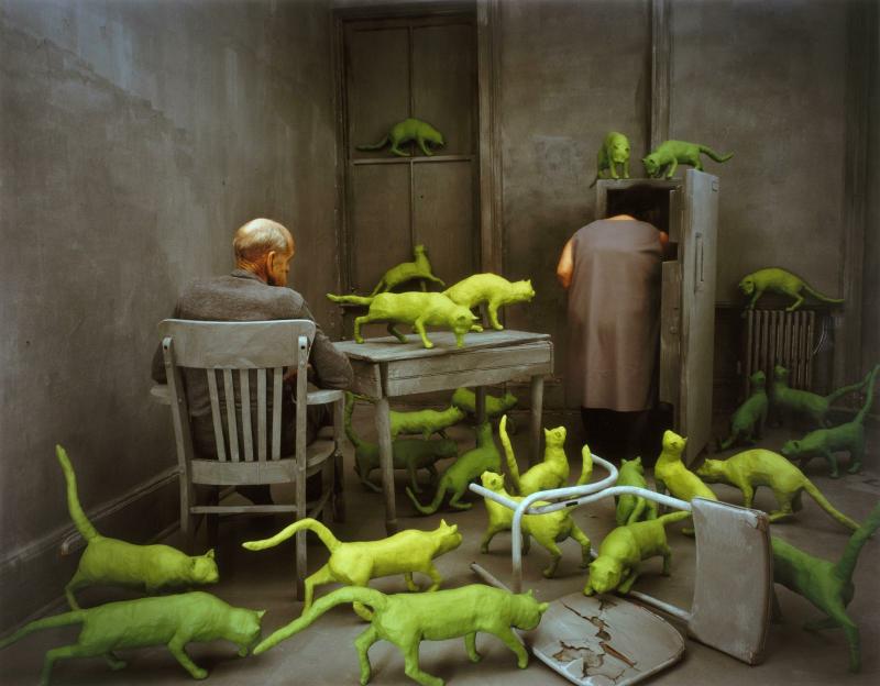 Sandy Skoglund, Radioactive Cats
(Chats radioactifs) 1980 