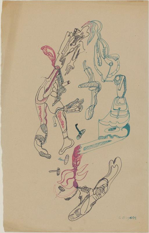 Camille Bryen (Camille Briand, dit), Dessin automatique vers 1938 