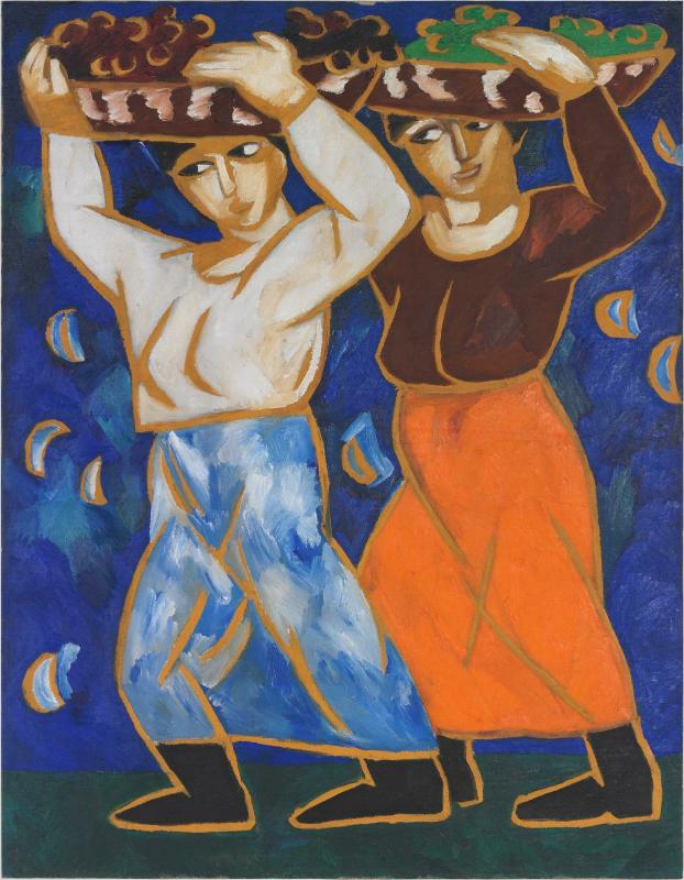 Natalia Gontcharova, Les porteuses [1911] 