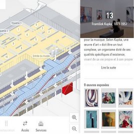 Plan interactif du Musée national d'art moderne