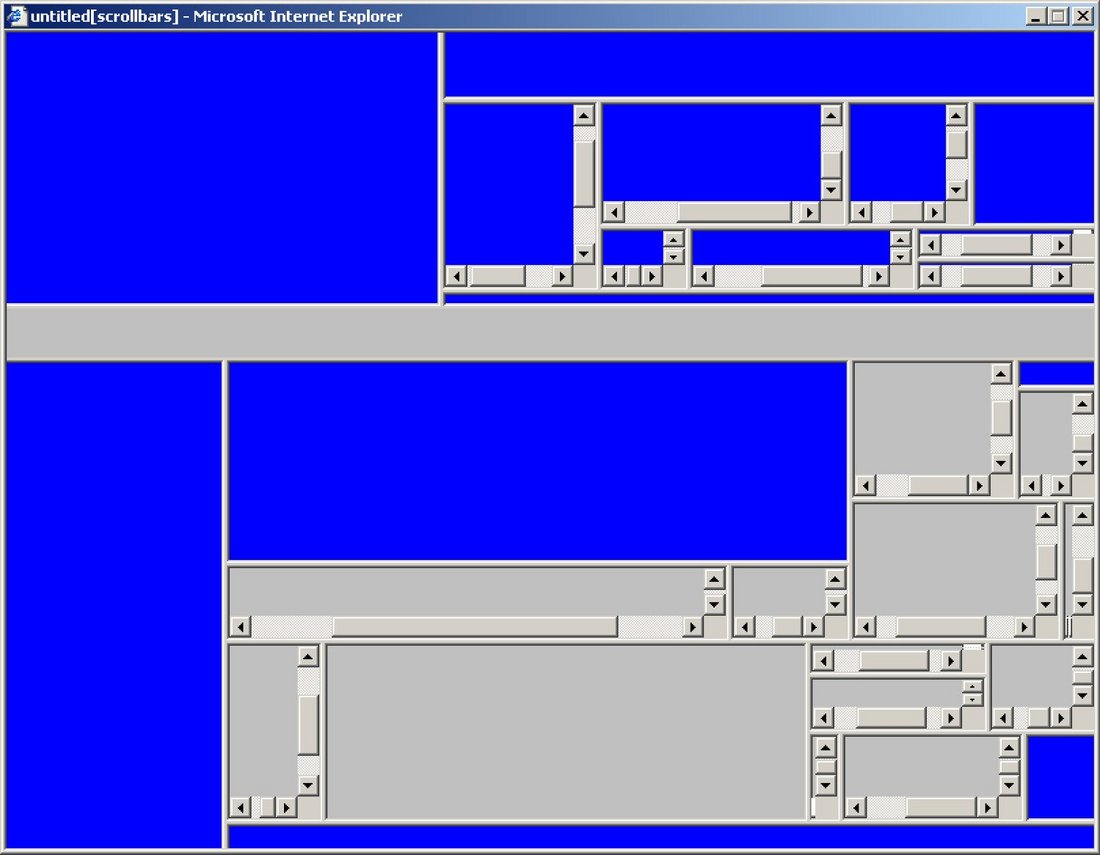 Jan Robert Leegte, « Scrollbar composition », 2000