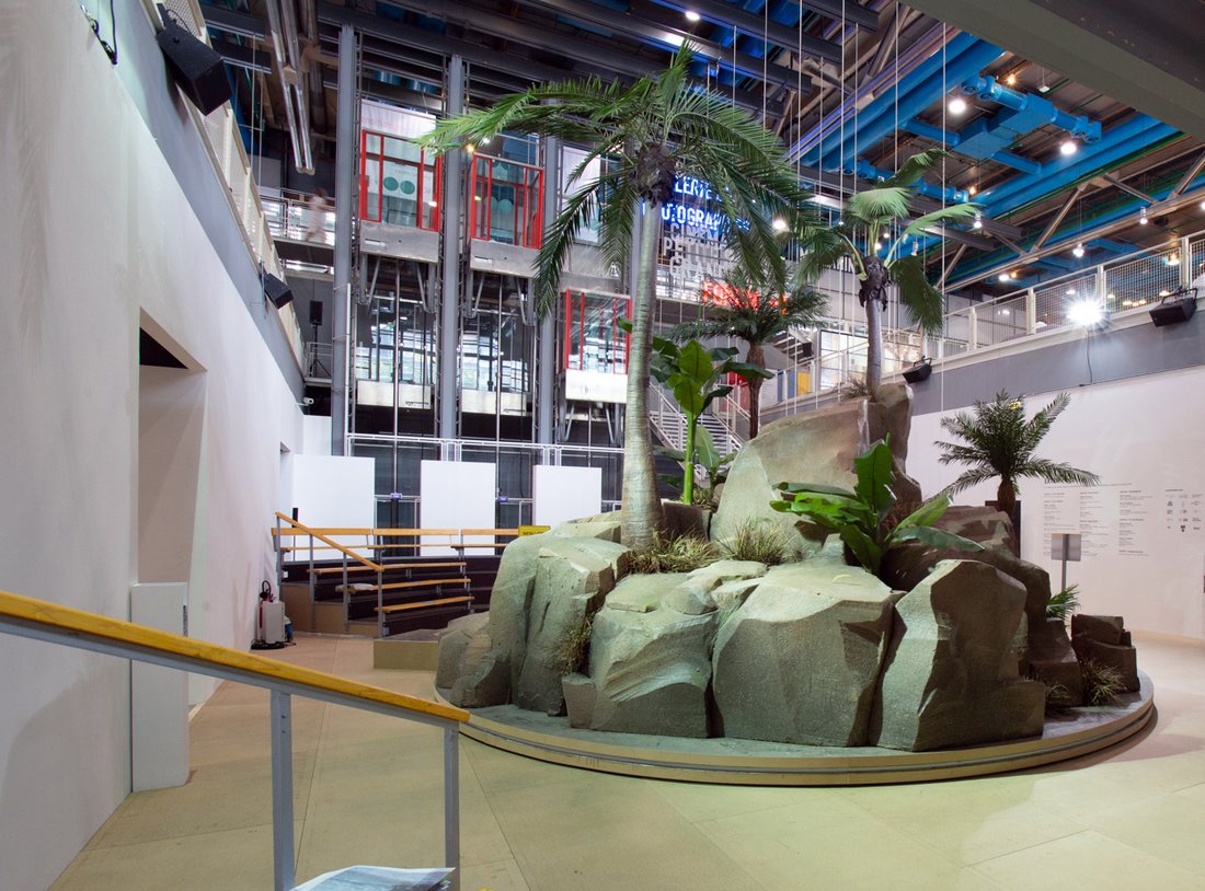 Philippe Quesne, « L'île de Crash Park », Centre Pompidou - vue