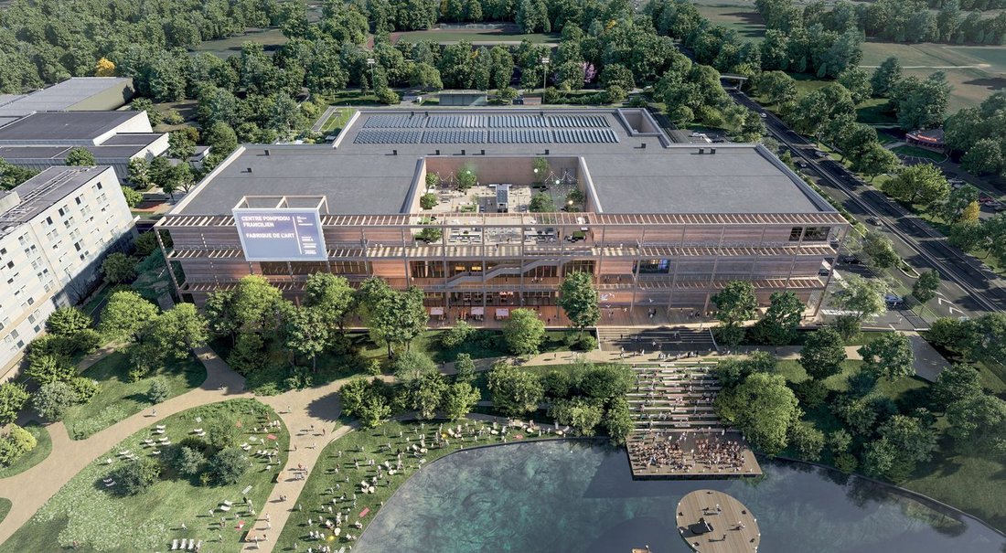 Architectural model of the façade