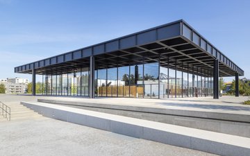 Neue Nationalgalerie, Berlin : la façade