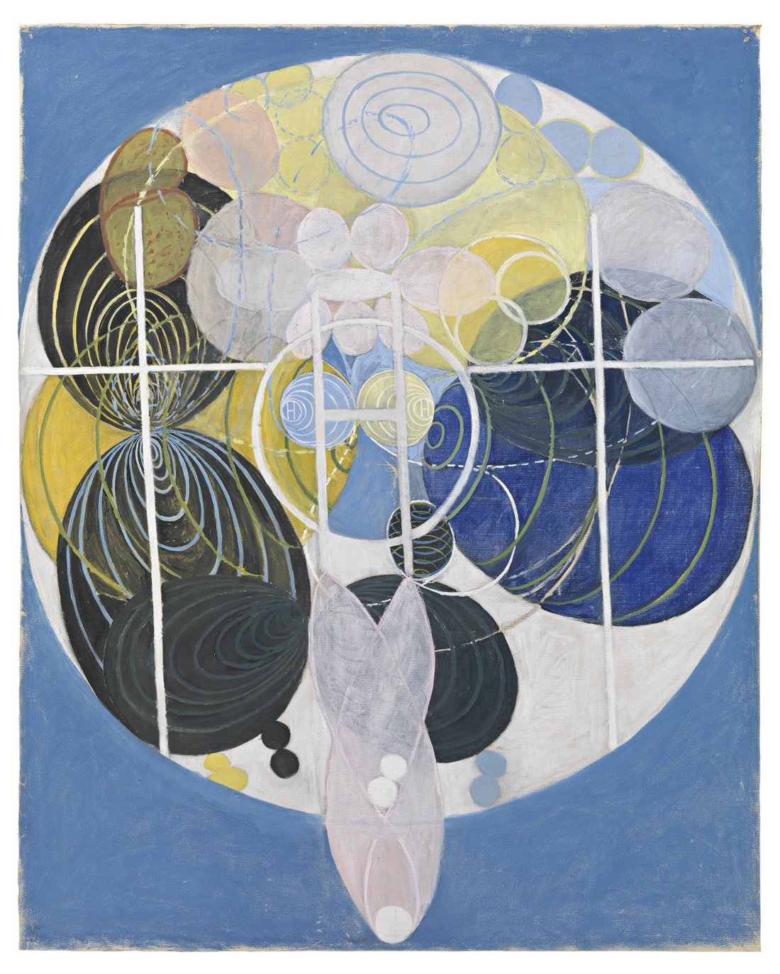 Hilma af Klint, "The Large Figure Paintings, No 5, Group III", 1907 - visuel de l'oeuvre