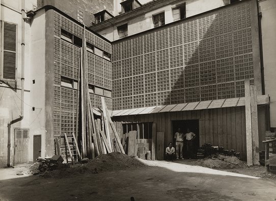 La Maison de verre en travaux