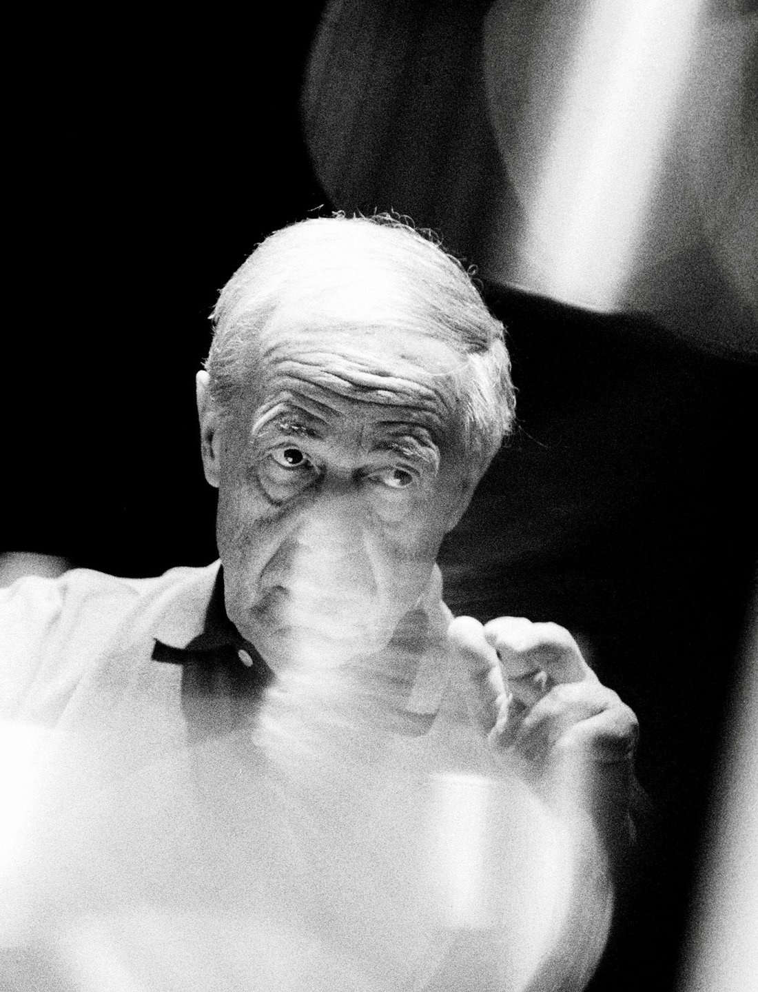 Portrait de Pierre Boulez à la Cité de la Musique, 2001