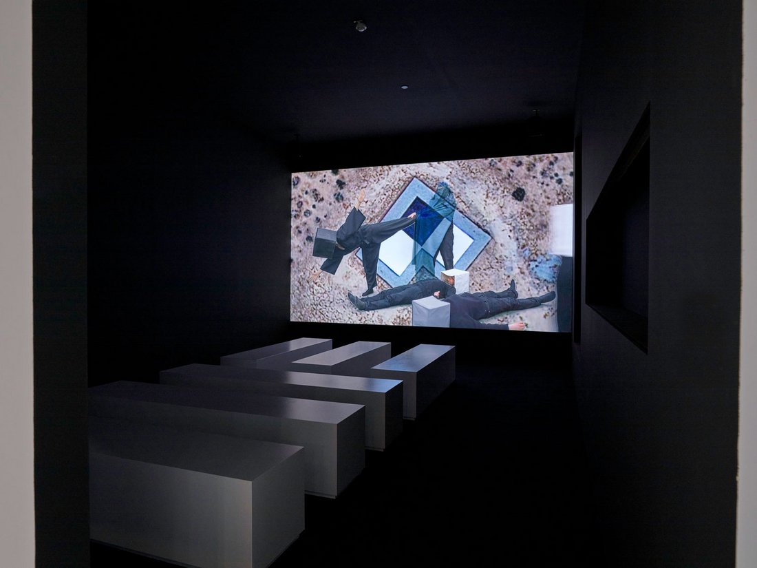 Vues de l'exposition « Hito Steyerl. I Will Survive », Centre Pompidou, 2021