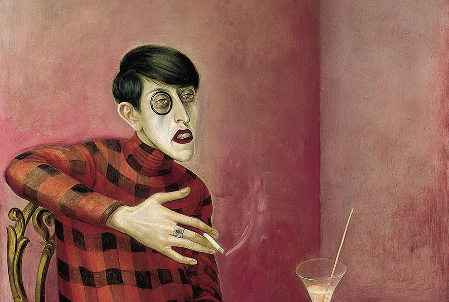 Otto Dix, « Portrait de la journaliste Sylvia von Harden », 1926 - repro oeuvre