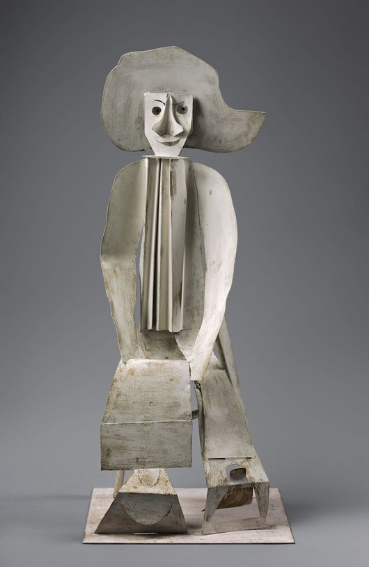 Pablo Picasso, "Pierrot assis", printemps 1961 - visuel de l'oeuvre