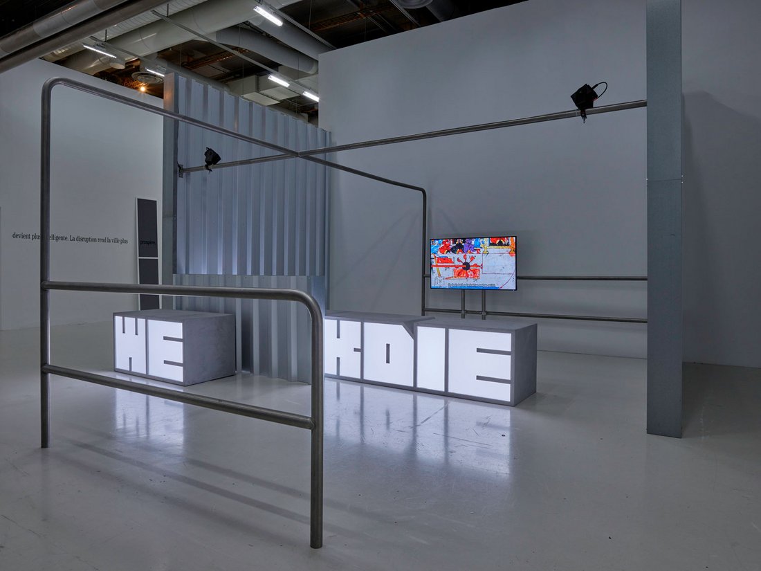 Vue de l'installation « Hell Yeah We Fuck Die » (2016) 