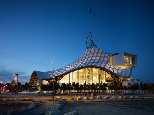 Centre Pompidou-Metz - vue de nuit