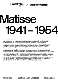 Dépliant de l'exposition