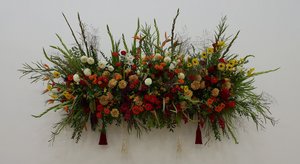 Kapwani Kiwanga, installation « Flowers for Africa », Centre Pompidou - détail