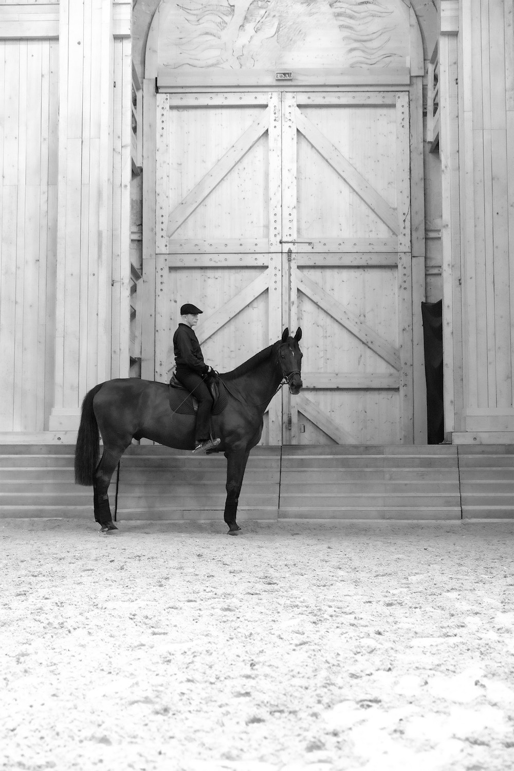 L'écuyer Bartabas et son cheval Tsar Photo © Franck Fokerman