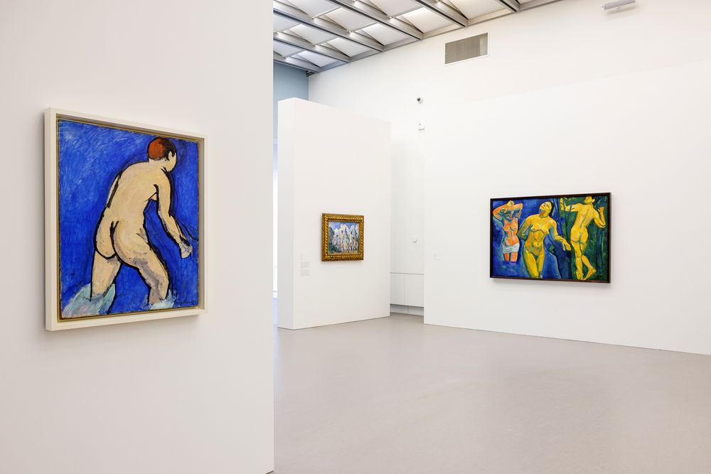 Exposition "Cezanne et nous". Grand Palais x Centre Pompidou : Portraits de baigneurs par Henri Matisse, Cezanne et André Derain