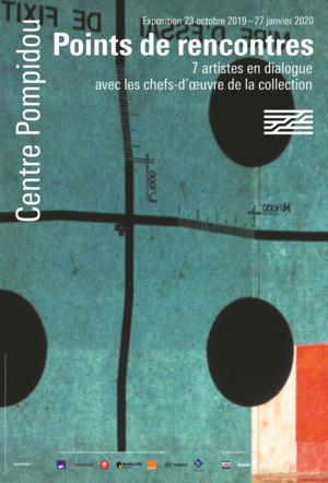 Affiche de l'exposition "Points de rencontres"