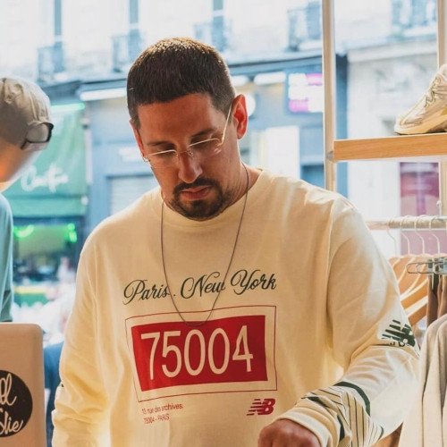 Portrait de Bapt' Chill pour un DJ set au Centre Pompidou Paris, soirée "Because Beaubourg" avec Because Music