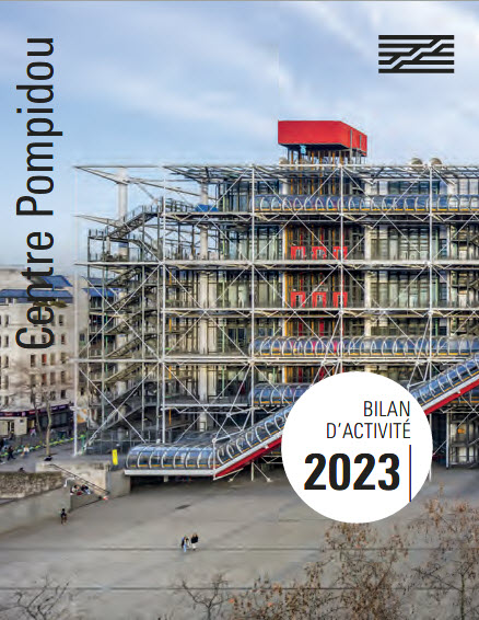 Centre Pompidou's activity report 2023 - View of the building