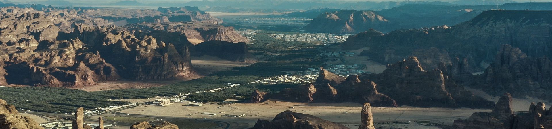 AlUla, Arabie saoudite : vue panoramique