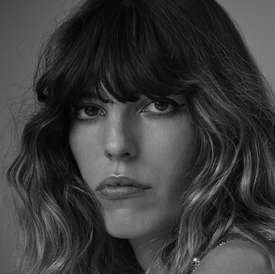 Lou Doillon - portrait en noir et blanc