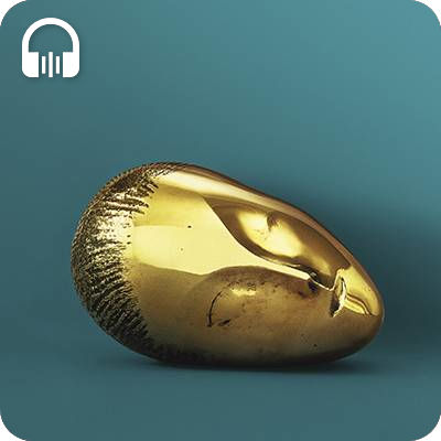 Podcast exposition "Brancusi" : "Muse endormie" sur fond vert