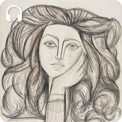 Podcast exposition "Picasso. Dessiner à l'infini", Centre Pompidou : oeuvre de Picasso, "Portrait de Françoise" (détail)
