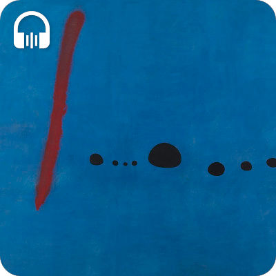 Podcast "Le Musée en questions" : oeuvre "Bleu" de Joan Miro (détail)