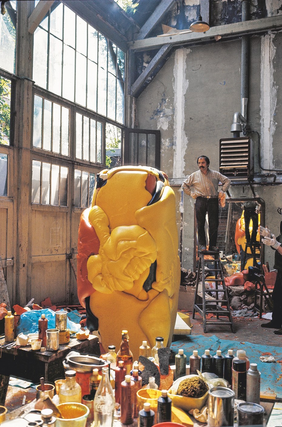 Portrait de César dans son atelier par Michel Delluc