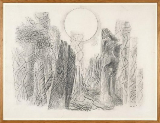 Max Ernst, La forêt pétrifiée [1929] 